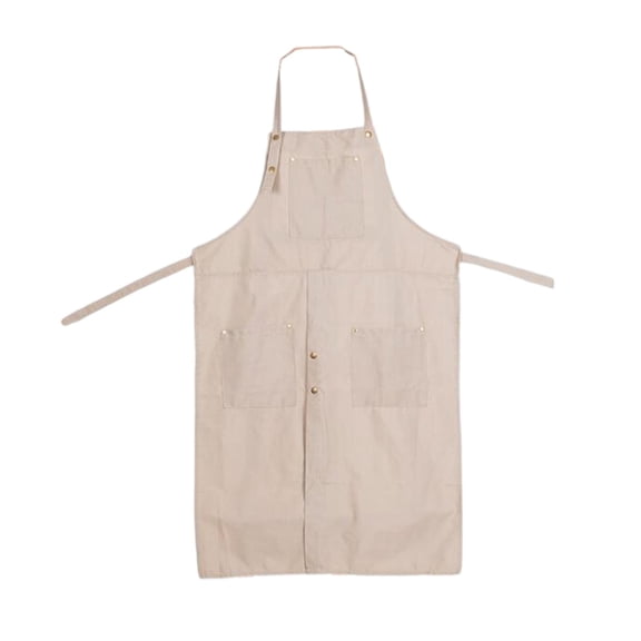 GUOOL Pottery Apron Durable Canvas Water Resistant Adjustable Apron for Wo for men Cooking Full Cover Split Leg Painting Anti-Oil Ceramics Apron