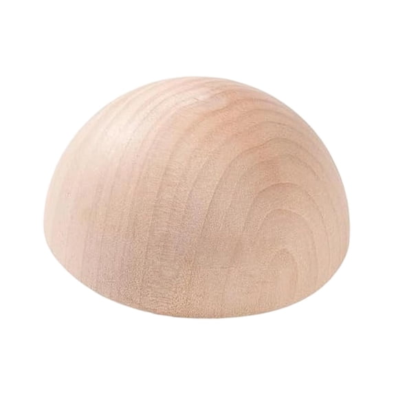 GUOOL Pottery Plate Press Half Round Clay Tool Wooden Pottery Plate Bowl Platter Maker Smooth Sturdy Design Suitable for Pottery Making Art Projects Gift Gi 15cm