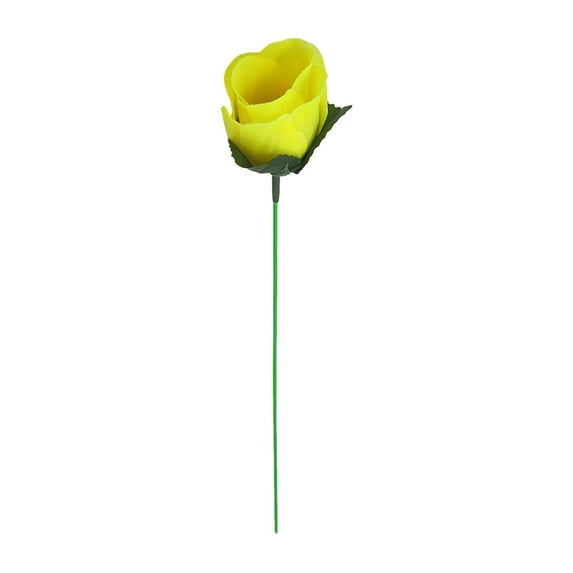 GUOOL Props Trick Flower Torch to Rose Adult Romantic Unique Stage Street Props Props Party Props for Wedding Shows Valentine's Day Yellow