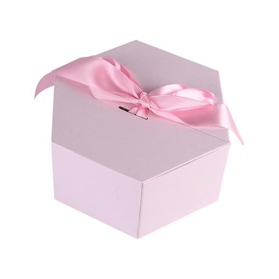 GUOOL Valentine's Day Gift Box with Lids Gift Boxes for Presents Roses Flower Box for Party Supplies, Valentines Day Gifts for Him Pink 24cmx21cmx11cm