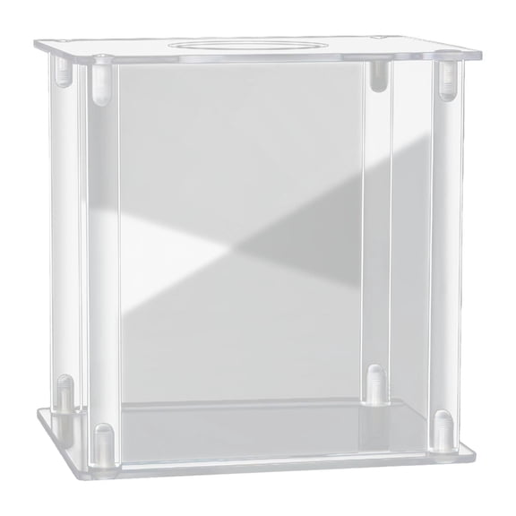 GUOOL Wedding Flower Display Stand, Clear Acrylic Wedding Cards Box Flower Arrangement Stand Rack for Engagement top Decor