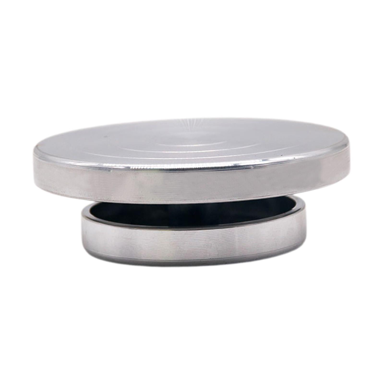 GUOOL Wheel Turntable Pottery Revolving Turn Table Crafting Platform Cake Decorating for Model Crafts Supplies , 11cm