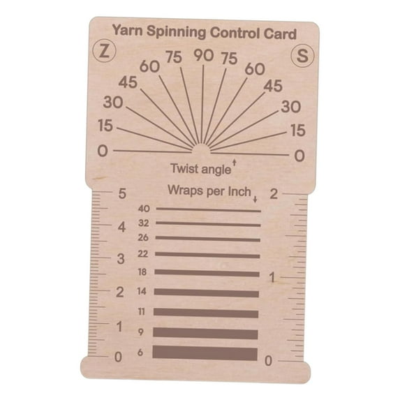 GUOOL Wood Knitting Gauge Rulers Crochet Hook Household Student Portable Craft Lightweight Artists Smooth Wooden Knitting Pin Gauge B