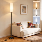 GUPUP Modern Floor Lamps for Living Room, 3 Color Temperature 60" Tall Standing Lamp, 9W LED Bulb Included