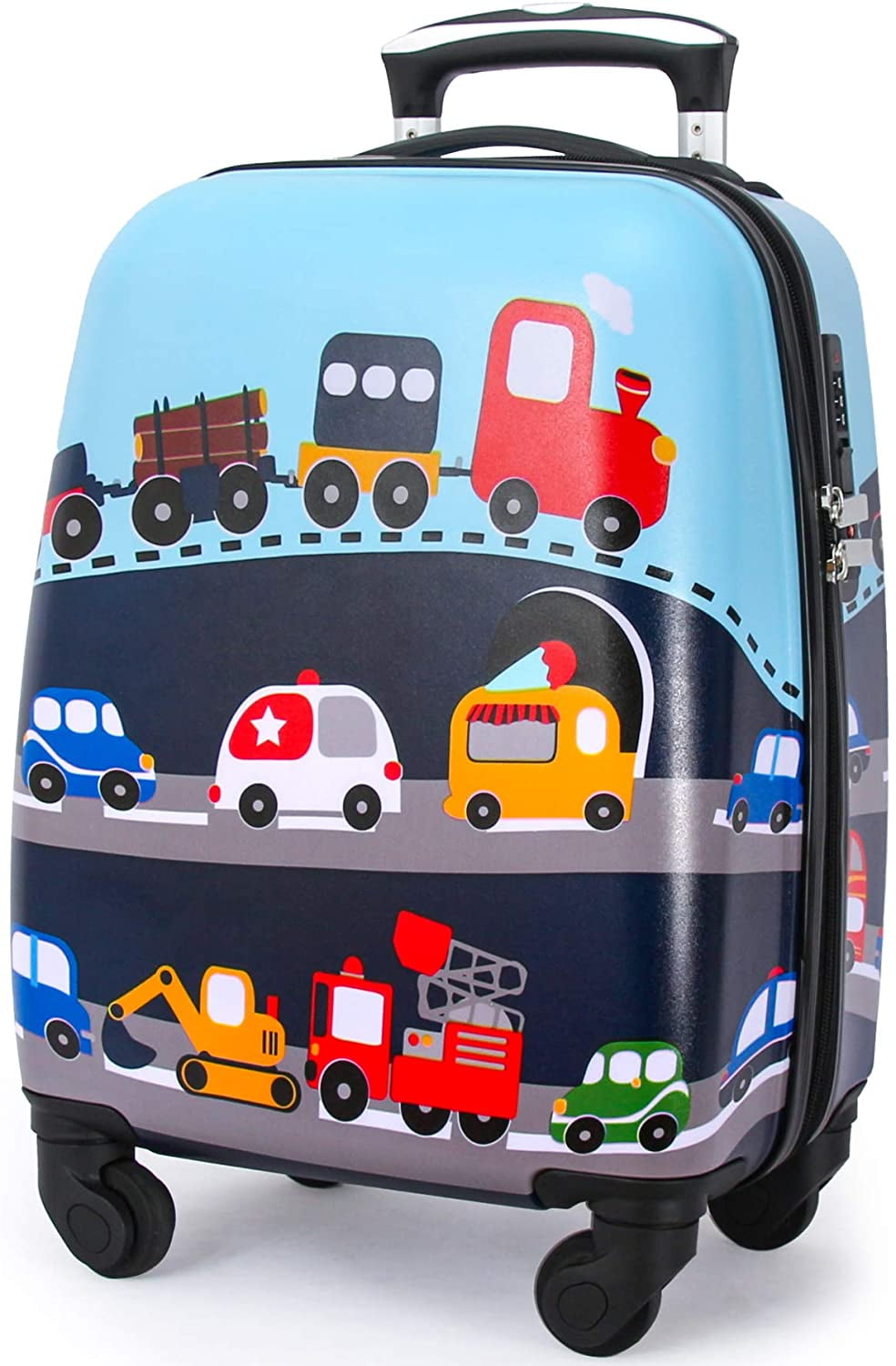 GURHODVO Kids Luggage Rolling Kids' Suitcase with Wheels Hard