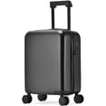 thumbnail image 1 of GURHODVO Kids Luggage with Wheels Carry On Kids' Rolling Suitcase for Travel Pure Color Black, 1 of 8