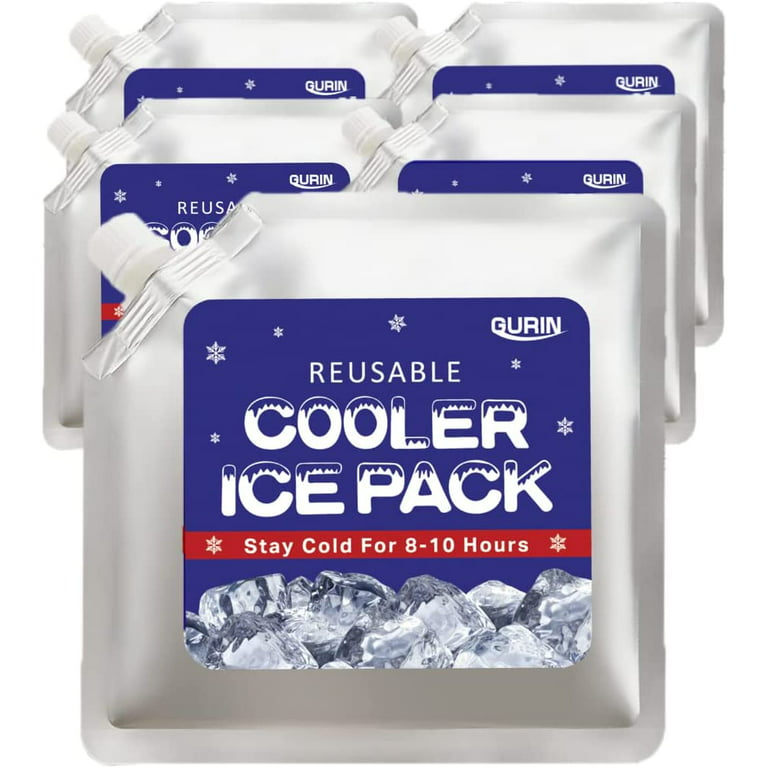 GURIN Cooler Ice Packs Reusable Ice Packs For Lunch Box,, 50% OFF