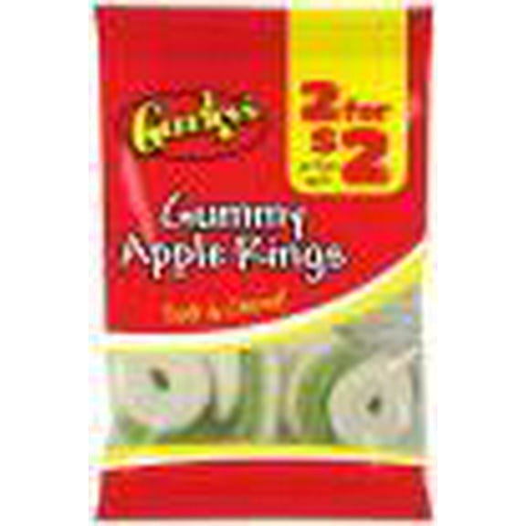 GURLEY'S APPLE RINGS 2.5 Oz. Pack Of 12 Case