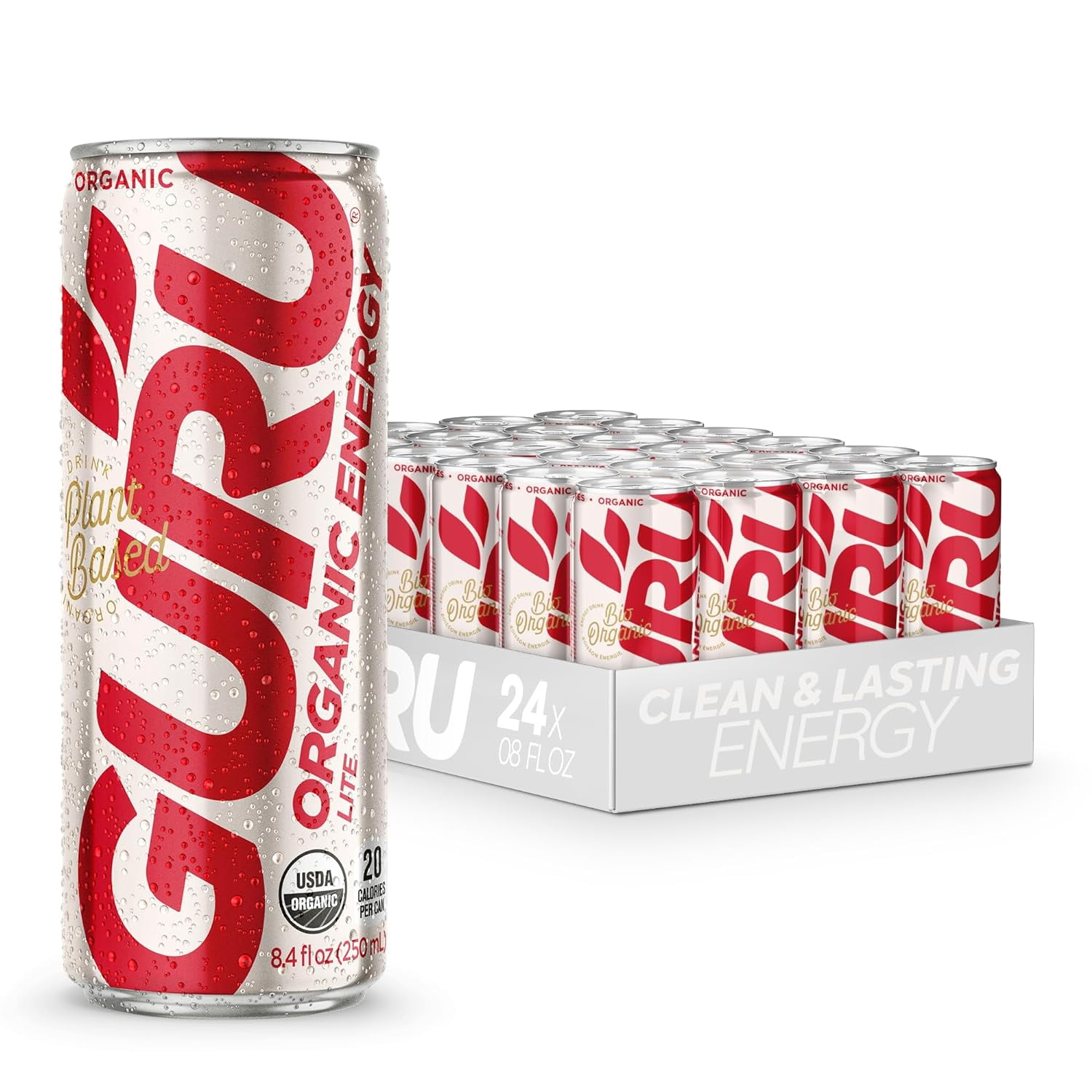 GURU Lite Organic Energy Drinks Clean Energy Drink With Plant Based guru-lite-organic-energy-drinks-clean-energy-drink-with-plant-based