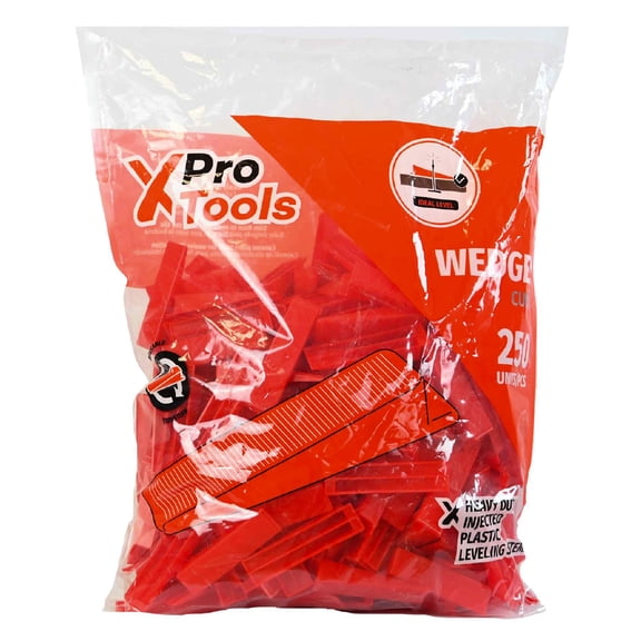 GURU USA Xpro Leveling System Wedges, 250PC Bag- 200250