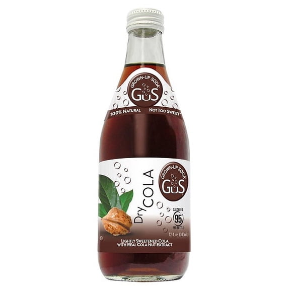 GUS Dry Cola Soda 12 Oz Glass Bottle - Pack of 12