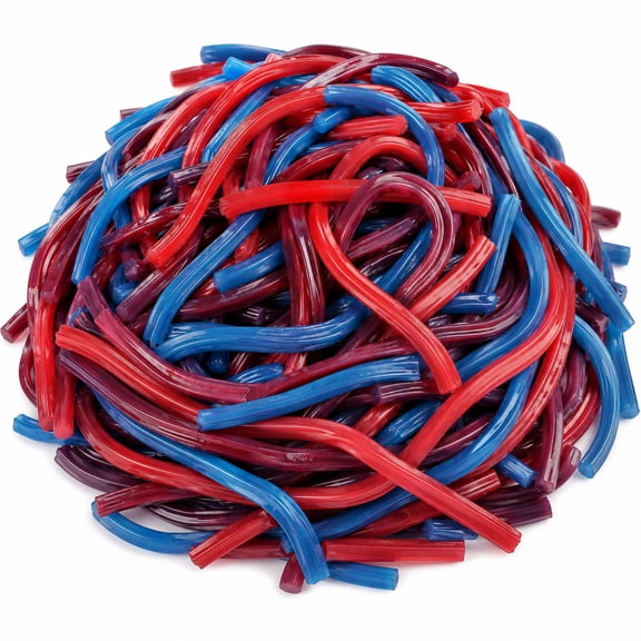 GUSTAFS LICORICE LACES BULK - VERY BERRY FLAVOR 2 LBS.