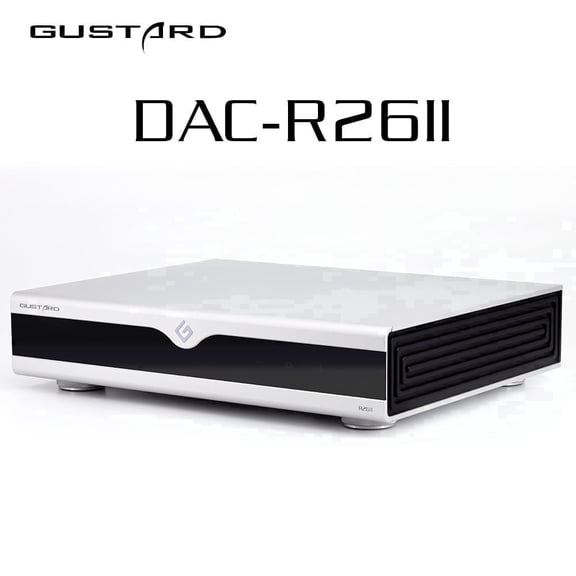 Gustard R26 II dac, r2r Streaming Decoder preamp,Fully balanced digital-analog converter,suitable for home audio,Silver