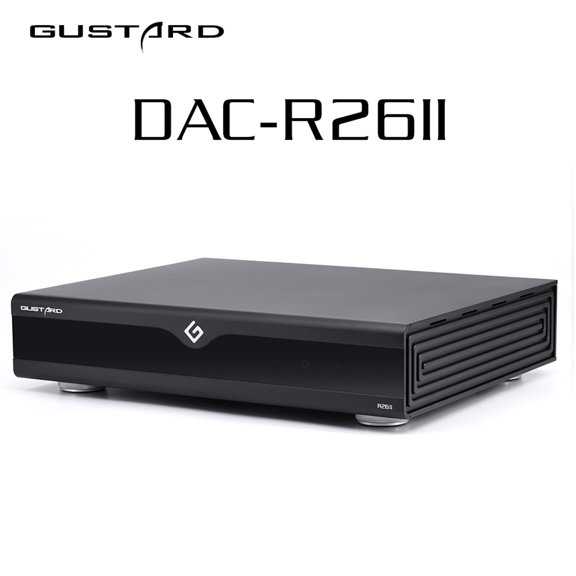 Gustard R26 II Network streaming 26Bit R2R DAC,Fully discrete suitable for audiophiles,Black