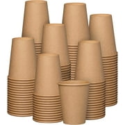 GUSTO 12 Oz Kraft Paper Cups Disposable Coffee Cups Unbleached, 300-Pack
