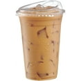 thumbnail image 1 of GUSTO 20 Oz Crystal Clear Plastic Cups with Strawless Sip Lids, 50-Pack, 1 of 7