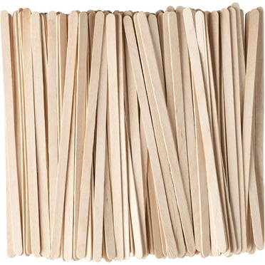 GUSTO 5.5" Wooden Coffee Stirrers Wood Stir Sticks for Coffee Bar, 500-Pack
