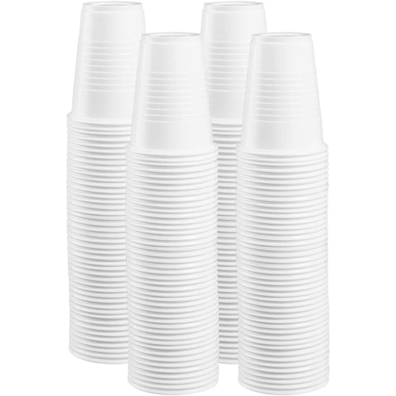 GUSTO 5 Oz Plastic Cups Disposable Drinking Cups Bulk Party Cups, 500-Pack