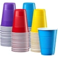 thumbnail image 1 of GUSTO 9 Oz Plastic Cups Disposable Drinking Party Cups, Assorted 50-Pack, 1 of 8