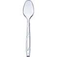 thumbnail image 1 of GUSTO Clear Heavyweight Plastic Spoons Heavy Duty Disposable Silverware, 50-Pack, 1 of 7