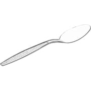 GUSTO Clear Tea Spoon Plastic Silverware Heavy Duty Disposable Cutlery, 300-Pack