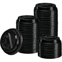 Dixie Dome Coffee Cup Lids, Black - Fits 10-16 Oz Cups, 1000 Count (GP PRO)