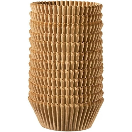 GUSTO Kraft Cupcake Liners for Baking Cup Cake Paper Cup Set, 500-Pack White
