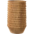 thumbnail image 1 of GUSTO Kraft Cupcake Liners for Baking Cup Cake Paper Cup Set, 500-Pack Brown, 1 of 6