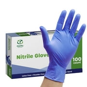 Comfy Package Nitrile Gloves Disposable Latex Free Cleaning Gloves, Large 100-Pack