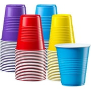 GUSTO Party Cups Disposable 12 Oz Plastic Cups for Party, Assorted 40-Pack