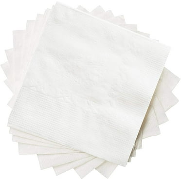 GUSTO White Cocktail Napkins Disposable Paper Napkins, 1000-Pack