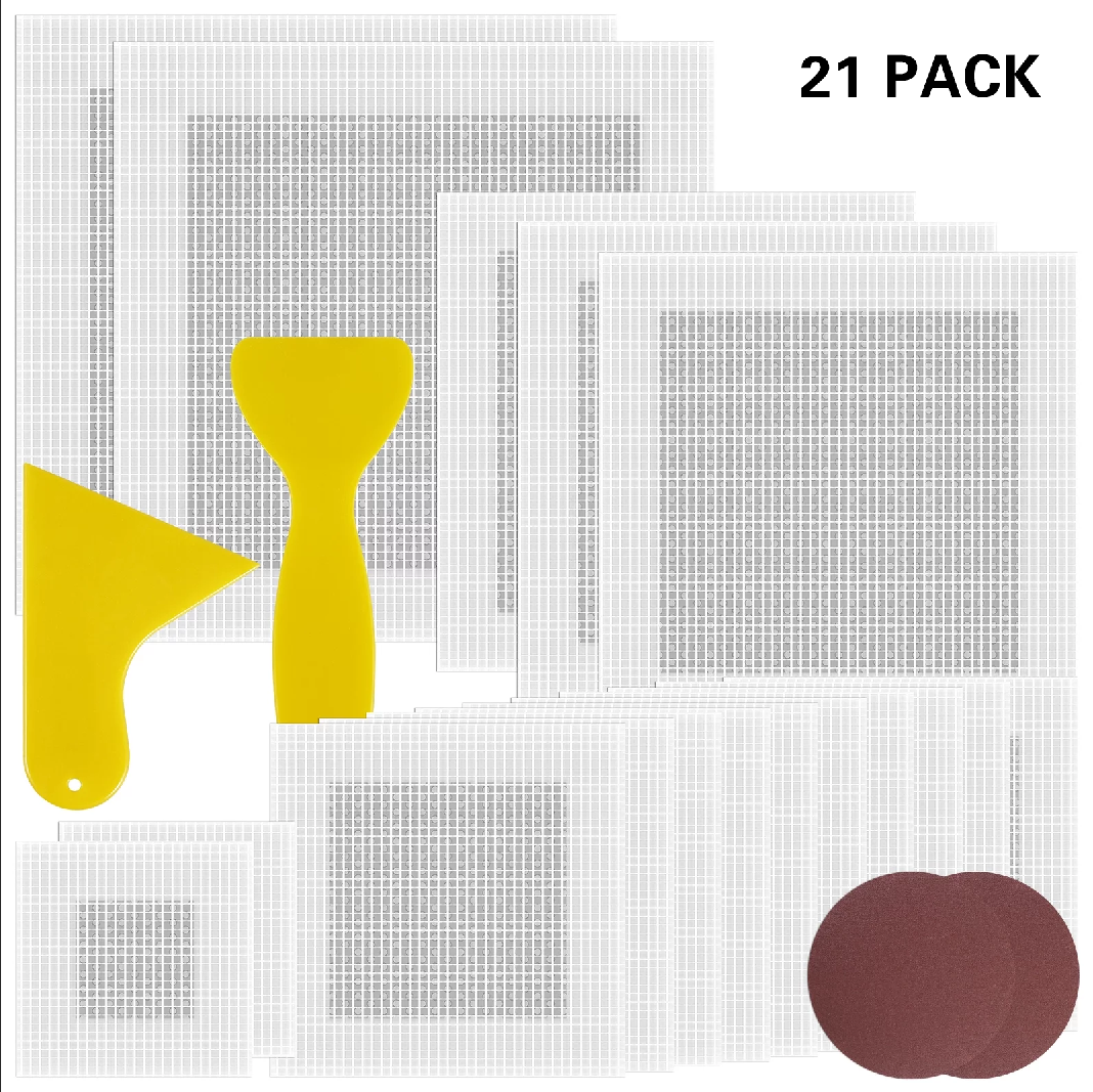 Homax Drywall Patch and Repair Kit, Wall Patch, 4"x4", White