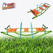 GUTALOR High-Quality Kids Seesaw with Plastic Seats - Playground Equipment for Children Ages 3+