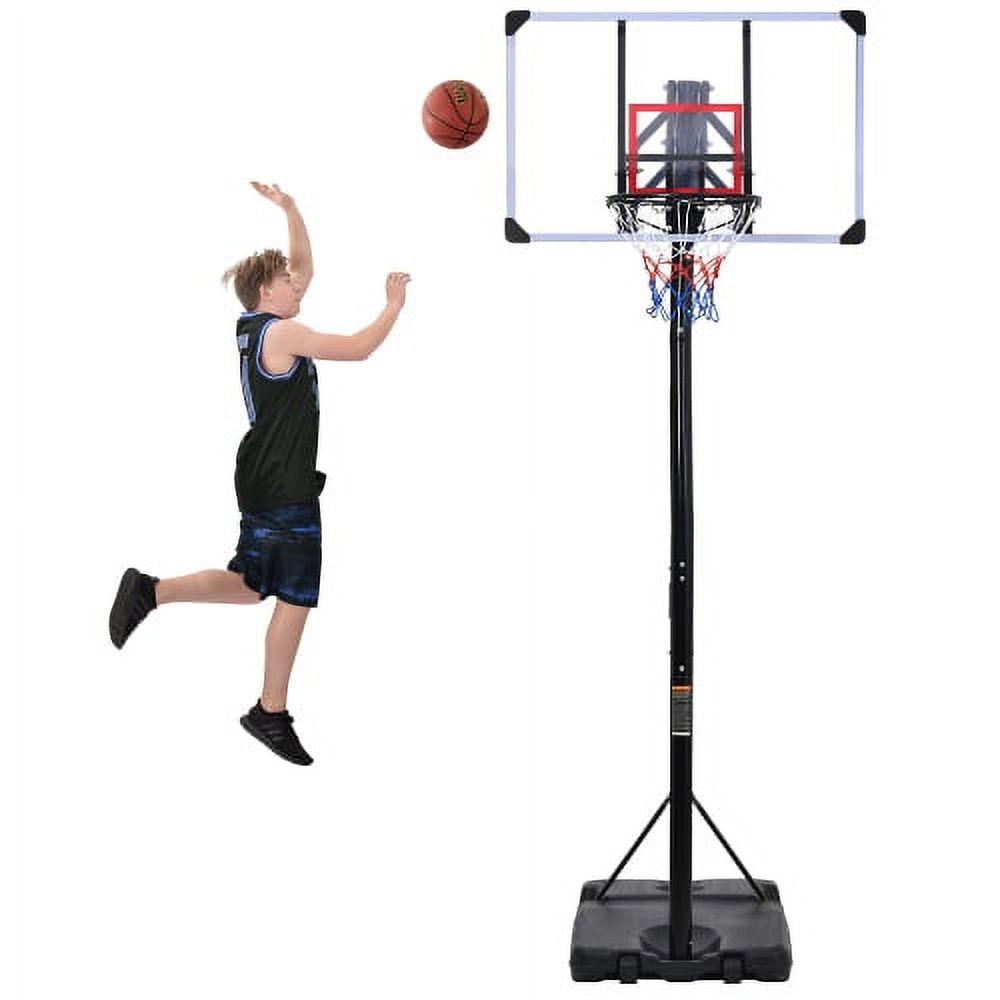 GUTALOR Portable Basketball Hoop & Goal with Vertical Jump Measurement Outdoor Basketball