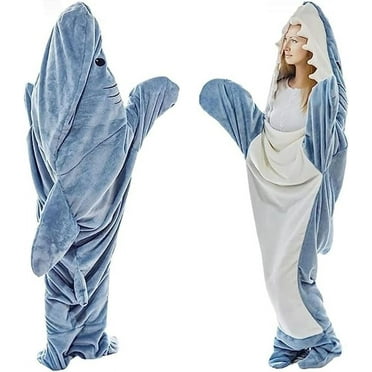 Shark Blanket Adult Wearable Shark Blanket, Super Soft Cozy Shark Shawl ...