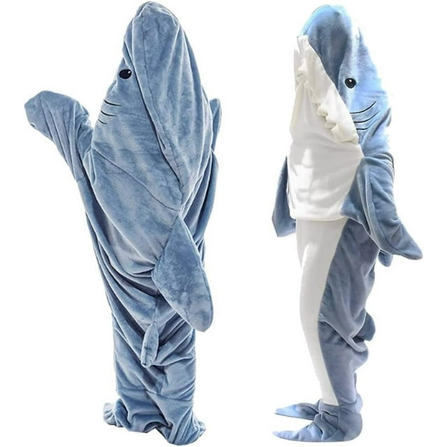 GUTALOR Shark Blanket Adult, Wearable Shark Blanket Super Soft Cozy ...