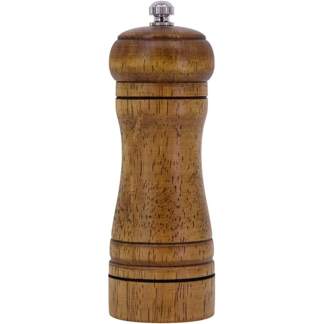 GUTALOR Wooden Pepper Grinder Pepper Mill, Coarseness Adjustable