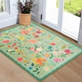 thumbnail image 1 of GUUCHA 2'x3'Area Rugs for Living Room Floral Print Rug Floor Carpet for Bedroom,Green, 1 of 6