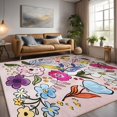 thumbnail image 1 of GUUCHA Boho Rugs 6'x9'Rugs for Living Room Vintage Rugs for Bedroom,Pink, 1 of 7