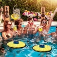 thumbnail image 1 of Wodellrrea Floating Pool Cup Holder with Rope | Inflatable Pool Drink Holder | Floating Coaster Pool Beer Holder for Summer Party Tub Lake Boat Bathroom, 1 of 6