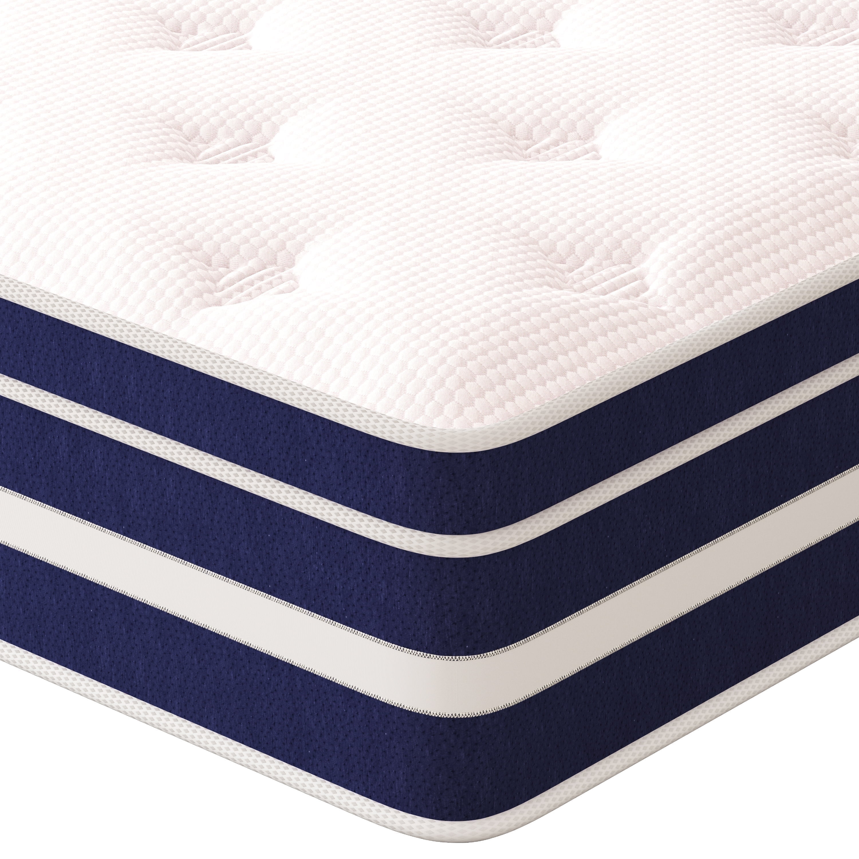 GUUKIN 12 inch Full Mattress, Memory Foam & Spring Hybrid Medium