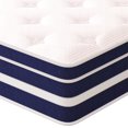 thumbnail image 1 of GUUKIN 14 inch King Mattress, Memory Foam & Spring Hybrid Medium Comfort King Size in a Box,Adult, 1 of 11
