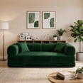 thumbnail image 1 of GUUKIN 78.8" Sleeper Sofa Bed with Pillow Floor Couch Armrest Modern Modular Sectional Sofa Loveseats Convertible for Living Room Bedroom Green, 1 of 10