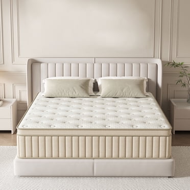12-Inch Full Hybrid Mattress – Medium Firm, Pocket Springs & Memory Foam, Pressure Relief & Motion Isolation, CertiPUR-US Certified