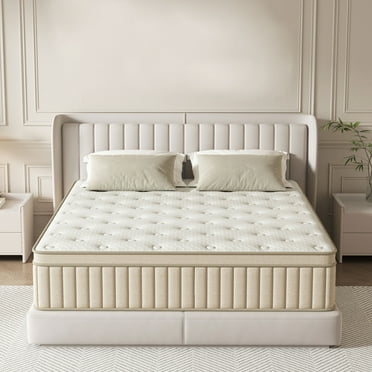 GUUKIN Queen Mattress, 12 Inch Hybrid Gel Memory Foam Mattress with Individually Wrapped Pocket Coils, Medium Firm Support, Pressure Relief, Mattress in a Box