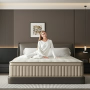 GUUKIN Twin Mattress, 14 Inch Hybrid Gel Memory Foam Mattress with Individually Wrapped Pocket Coils, Medium Firm Support, Pressure Relief, Mattress in a Box