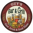 thumbnail image 1 of GUY'S Bar and Grill 14" Round Metal Sign Kitchen Wall Decor 100140020009, 1 of 1