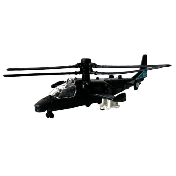 GUYUTING 1:130 Scale Russian Kamov Ka-52 Alligator Helicopter Model Alloy Die Cast 12cm x 7cm for Display Collection Enthusiast