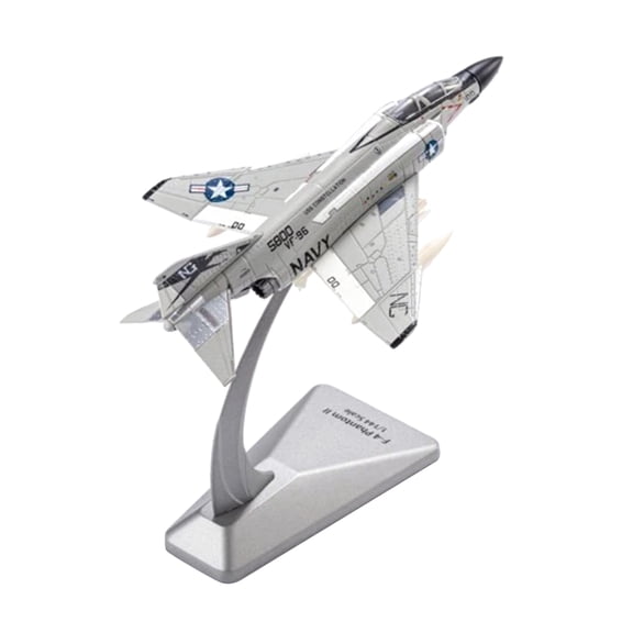 GUYUTING 1:144 Scale US Navy F-4 Phantom II Fighter Model Die Cast Alloy 14cm x 9.5cm for Aviation Enthusiasts Collection