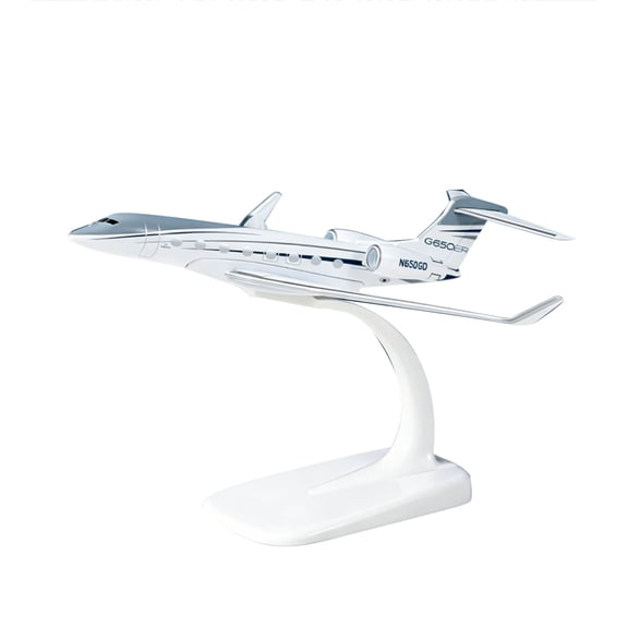 GUYUTING 1:200 Proportion Business Jet Model With White Display Stand For Aviation Related Space Decoration Supply